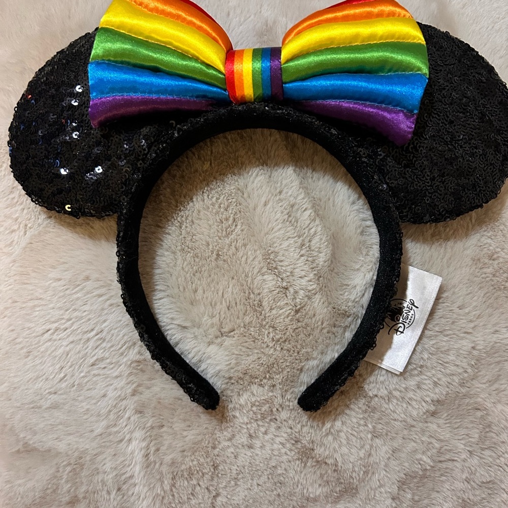 Disney Parks Pride Minnie Mouse Ears Headband 🌈